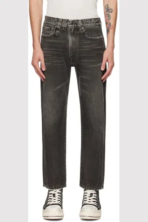 R13 Gray Boyfriend Jeans