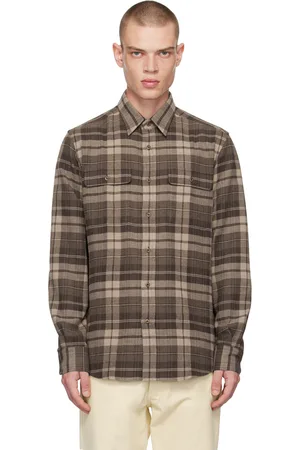 Ralph Lauren Brown Plaid Shirt