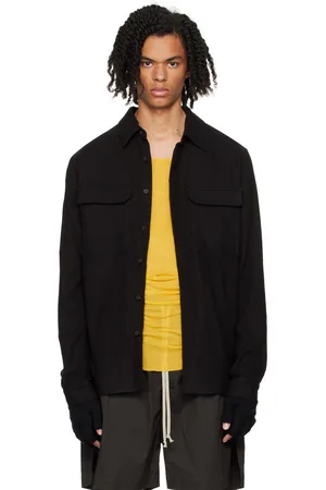 Rick Owens Black Porterville Work Shirt