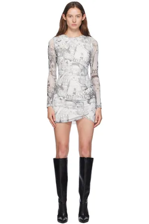 GCDS Gray Hentai Minidress