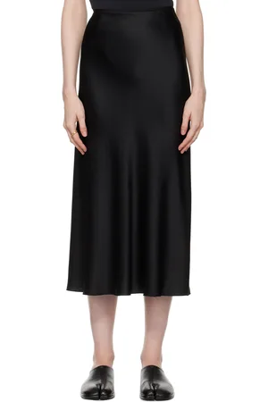 Maison Margiela Black Enver Midi Skirt