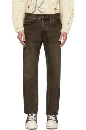 R13 Brown Boyfriend Jeans