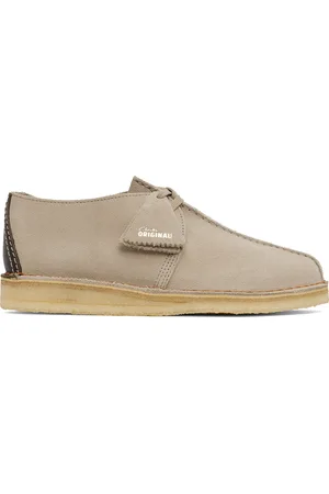 Clarks Beige Desert Trek Derbys
