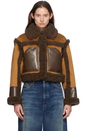 Stand Studio Tan & Brown Edith Faux-Shearling Jacket
