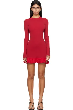 SIMON MILLER Red Otto Minidress