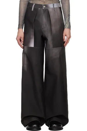 Serapis SSENSE Exclusive Gray Berth Blur Sailor Jeans