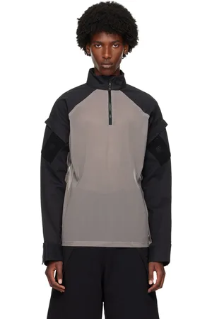 Olly Shinder Gray & Black Hybrid Jacket
