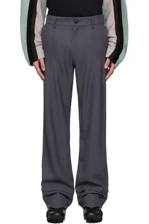 Kiko Kostadinov Gray Jacklight Trousers