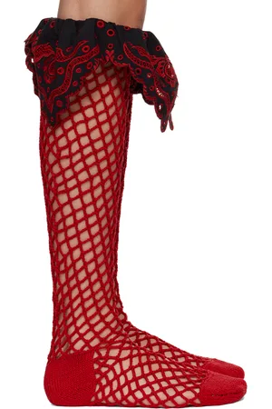Chopova Lowena Crochet Net Socks