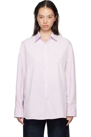 DRIES VAN NOTEN Pink Check Shirt