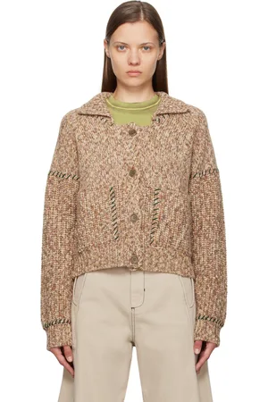 HENRIK VIBSKOV Brown Stitch Cardigan