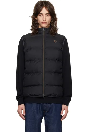 Fred Perry Black Insulated Vest