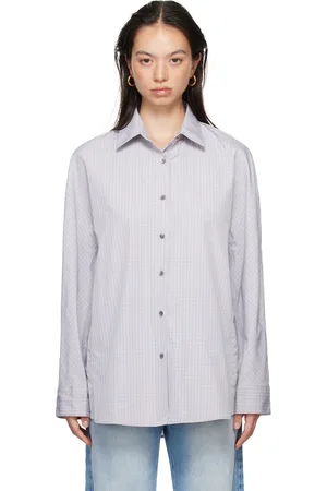 DRIES VAN NOTEN Blue Check Shirt
