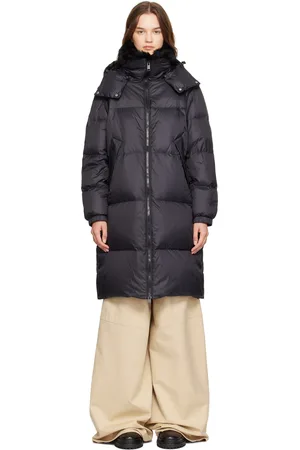 YVES SALOMON Black Long Down Jacket