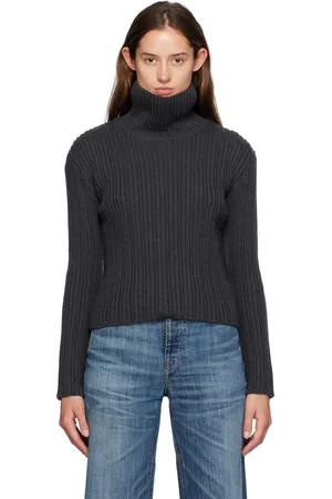 OUR LEGACY Gray Compact Funnel Turtleneck