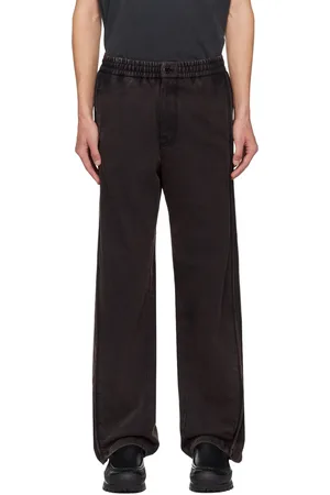 Solid Black Faded Lounge Pants