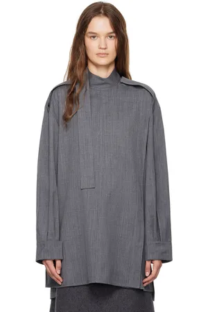 Jil Sander Gray Relaxed-Fit Shirt