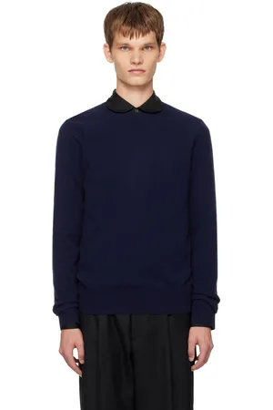Comme des Garçons Navy Crewneck Sweater
