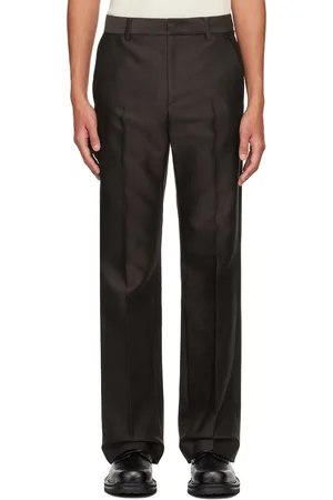 SYSTEM Brown Bootcut Trousers