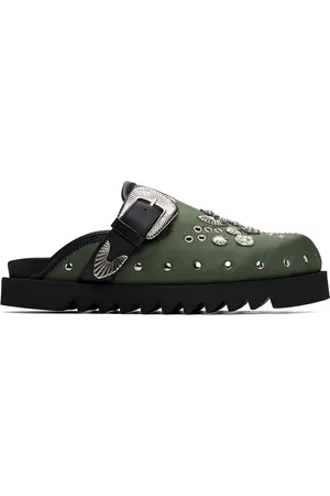TOGA VIRILIS Eyelet Metal Sabot Slip-on Loafers