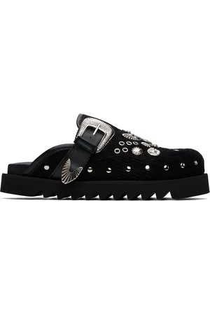 TOGA VIRILIS Eyelet Metal Sabot Slip-on Loafers