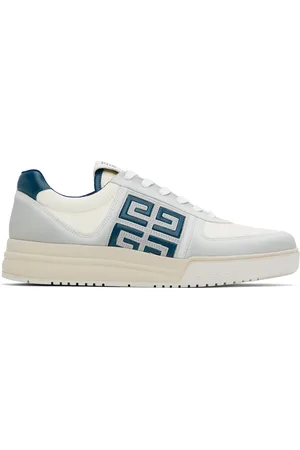 Givenchy Off-White & Blue G4 Low Sneakers