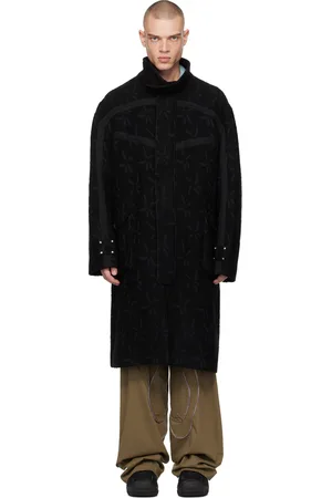Kiko Kostadinov Black Margutta Overcoat