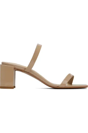 By Far Taupe Tanya Mule Sandals