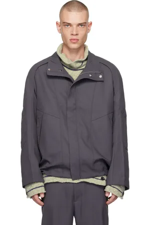 Kiko Kostadinov Gray Jacklight Parka