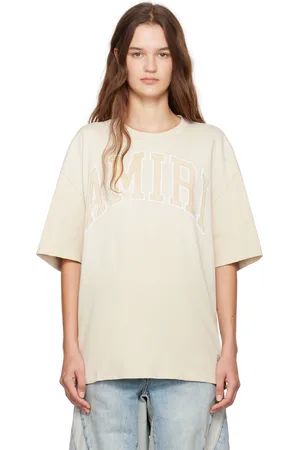 AMIRI Beige Vintage Oversized T-shirt