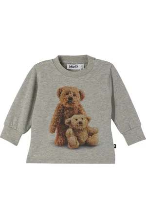 Molo Baby Gray Eloy Long Sleeve T-Shirt