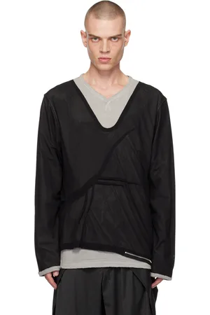 Kiko Kostadinov Black & Gray Knox T-shirt