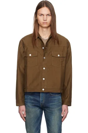 JOHN ELLIOTT Tan Ryder Oversized Moleskin Jacket