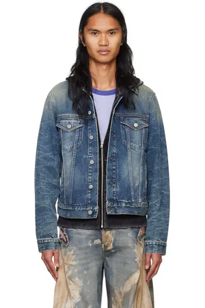 Acne Studios Blue Regular Fit Denim Jacket