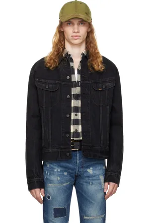 Ralph Lauren Black Worn-In Denim Trucker Jacket
