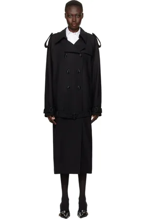 Givenchy Black Oversized Trench Coat