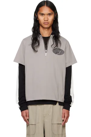 Spencer Badu Gray & Layered Track Sweatshirt