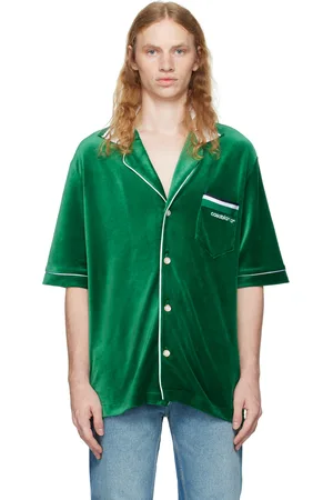 Casablanca Green Velour Shirt