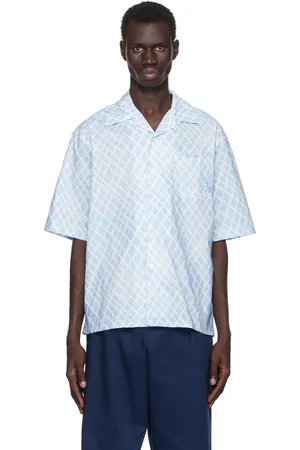 Marni Blue & White Check Shirt