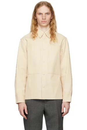 Jil Sander Beige Sea Island Denim Jacket
