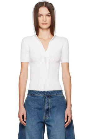 Alaïa Off-White Hooded Polo