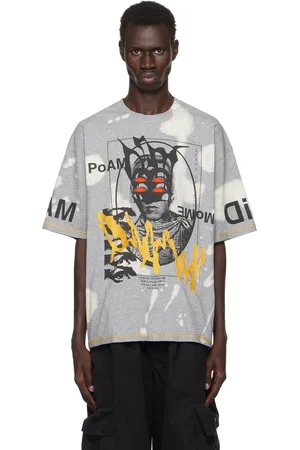 PAM PERKS AND MINI Gray Slam Poet T-shirt