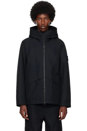 Stone Island Black Hooded Jacket