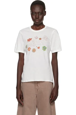 Marni White Funky Charm Explosion T-shirt