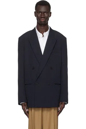 The Row Navy Donnes Blazer