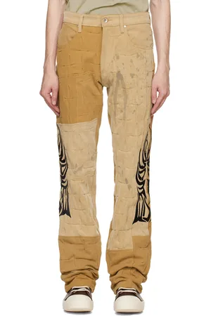 Who Decides War Brown Gathered Work Trousers