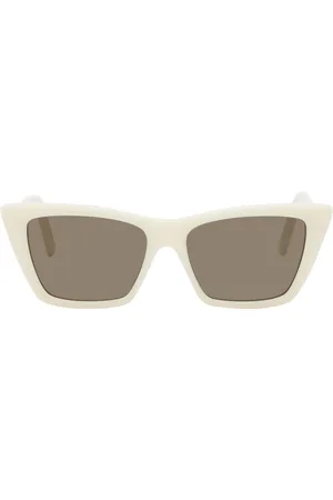 Saint Laurent Off-White SL 276 Mica Thin Sunglasses
