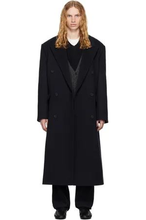 The Row Navy Velasco Coat