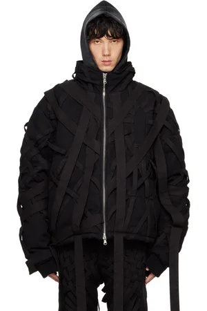 Who Decides War Black Engulfed Bomber Jacket