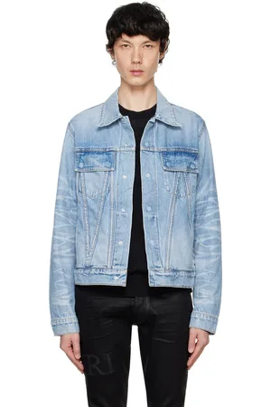 AMIRI Blue Selvedge Trucker Denim Jacket